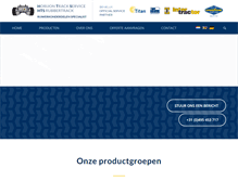 Tablet Screenshot of htsrubbertrack.com